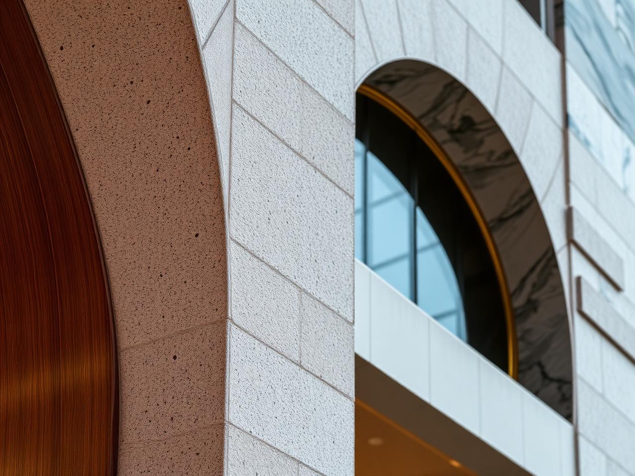 Architectural detail — premium materials